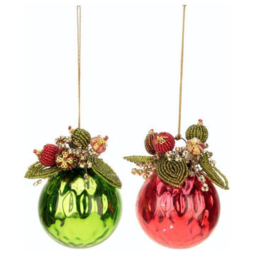 Mark Roberts Christmas 2023 Berry Balls Ornament 3.5'', Assortment of 2