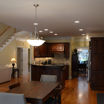 Breakfast Area, Deck, and Covered Porch