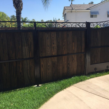 Swing Gates (Wood + Iron)