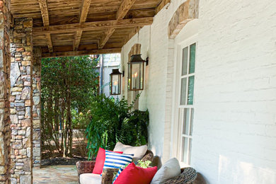 Inspiration for a farmhouse house exterior remodel