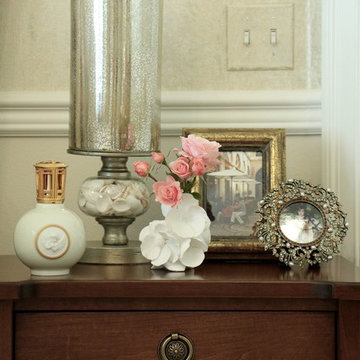 Tranquil transitional Master bedroom