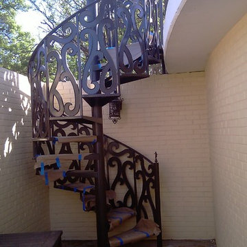 Exterior Iron Hand Rail