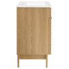 Render Bathroom Vanity, Oak White