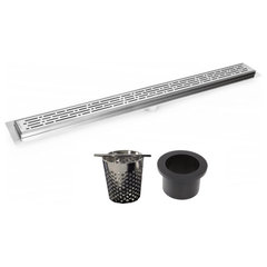 Luxe Linear Drains, Square Tray Replacement Inserts for Modern