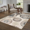 L'Baiet Rectangle Katie Beige Mid-Century 8' x 10' Area Rug