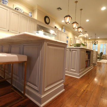 Pull Out Pantry Design Increases Storage in Wood-Mode Kitchen