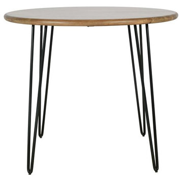 42 Round Modern Contemporary Solid Wood Dining Table