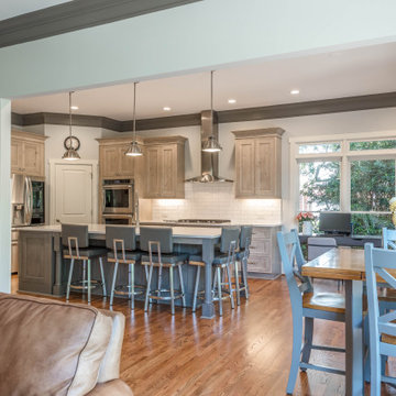 Open Kitchen and Living Room with Home Elevator