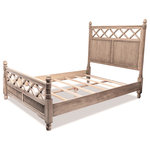 Sea Winds - Malibu Queen Bed - The Malibu collection creates your tropical retreat resembling your favorite island resort. The beautiful frappe finish is designed to show its natural wood grain and is complemented by rich natural wood tones to give a feeling of warmth and relaxation.