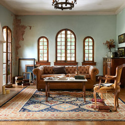 Heirloom HQ-01 NAVY / MULTI - Area Rugs