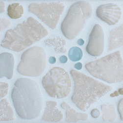 "Ocean Medley - Tidal" 6" Border - Accent Trim And Border Tile