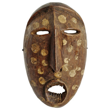 Consigned Vintage Painted Dots Lega Mask