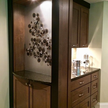 New Construction Home - Lower Level Kitchen/Entertainment Bar