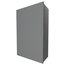 9"W x 15"H Lockable Series Surface Mounted Bright Annealed Stainless Steel