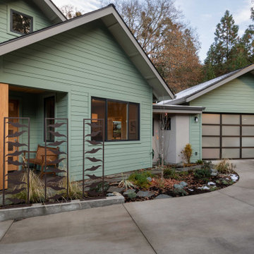 Home Exterior with Breezeway to Garage