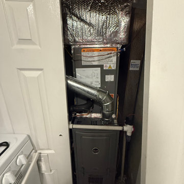 Completed Ruud Furnace and AC Installation in Temple Hills, MD