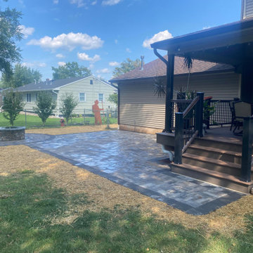 Bridgewater NJ Residential Patio and Fire Pit Design, Build, and Install