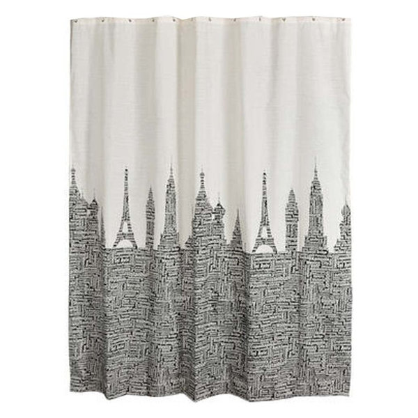 Nordic Style Bathroom Waterproof Curtains Partition Curtains #19