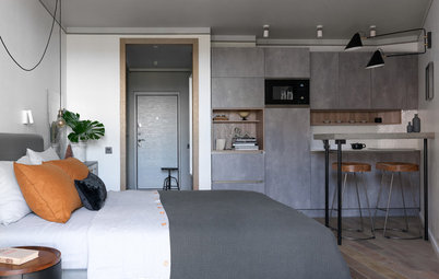 Houzz тур: Студия 27 кв.м с намёком на лофт