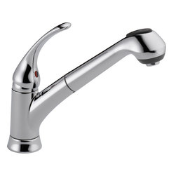 Delta Foundations&reg; Single Handle Pull-Out Kitchen Faucet - Kitchen Faucets