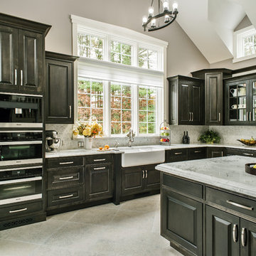 Not your Typical Black and White Kitchen
