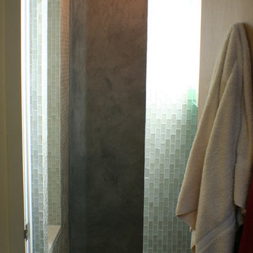 Tadelakt shower. Vast Architecture