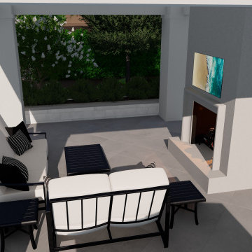 Neutral Estate Pool, Pavillion, Fireplace, Spa, Pickleball, and Garden