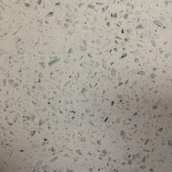 HanStone Specchio White Quartz - Kitchen Countertops