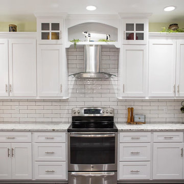 White Modern Farmhouse Kitchen