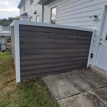 Custom Horizontal Wood Enclosure