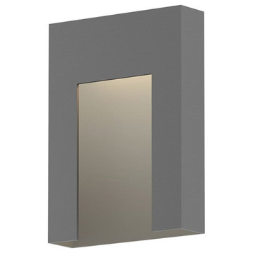 Inset 11" LED Wall Sconce in Textured Gray
