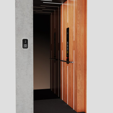 Asterix -Modern Cab Option for Traditional Home Elevators