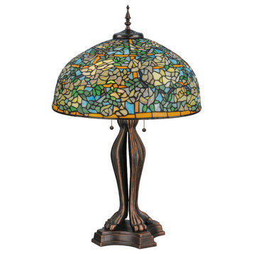 36 High Tiffany Laburnum Trellis Table Lamp