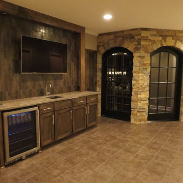 Rustic Home Bar