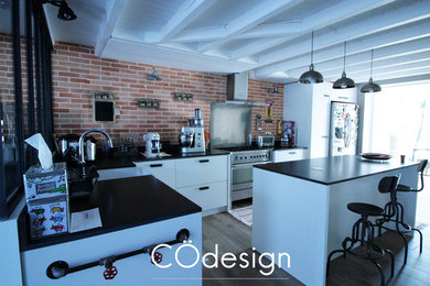 This is an example of an industrial kitchen in Nantes.