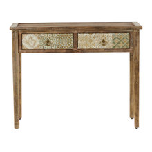 farmhouse desk in LR