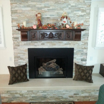 Before and After Fireplace Installations