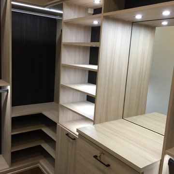 Two Tone Master Closet