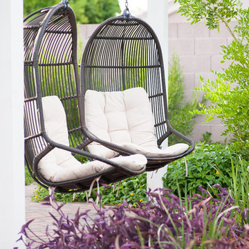 Modern backyard - Gilbert (Renovation)
