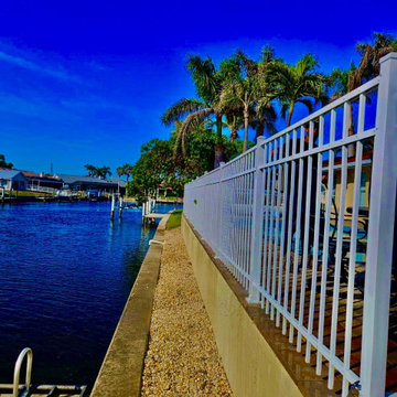 White Aluminum Fence