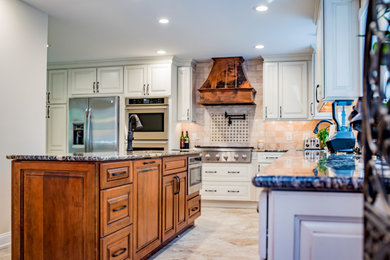 Kitchen - shabby-chic style kitchen idea in Other