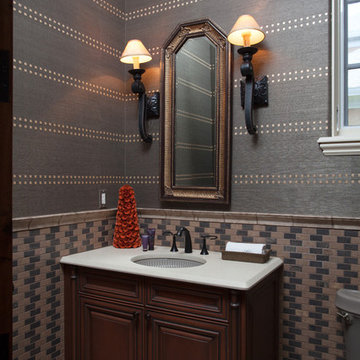 Be Our Guest: Baldwin Park Transitional Guest Bathroom