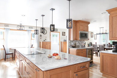 Inspiration for a craftsman kitchen remodel in Seattle