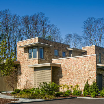 Contemporary Home from Driveway