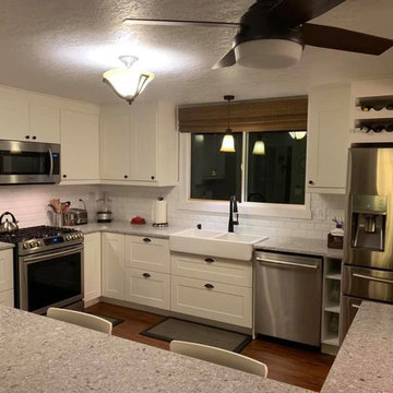 Classic IKEA Kitchen Features Storage and Style