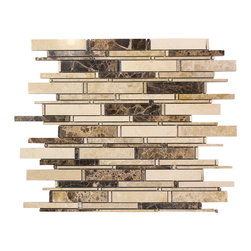 Marble Stone Bamboo Joint - Mosaic Tile