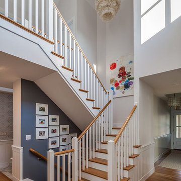 Angels Welcome - Staircase - Custom Home in Falmouth, Cape Cod, MA