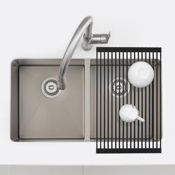 32 inch Undermount Double Bowl 16GStainless Steel Kitchen Sink S-701XS