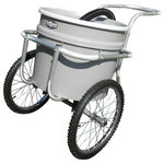 Smart Carts - The Smart Water Cart Plus - The Smart Water Cart™ is the perfect answer for all of your watering needs. No more buckets to carry, no more long hoses to handle. The cart is also equipped with a flexible crush-resistant and virtually kink-proof hose to easily water out-of-reach plants and areas. The hose also features quick connect flow tips to easily switch from a heavy flow pattern to a gentle shower pattern. The system naturally dispenses water relying on gravity, so there's no tricky, fragile operating system or difficult-to-use pump.