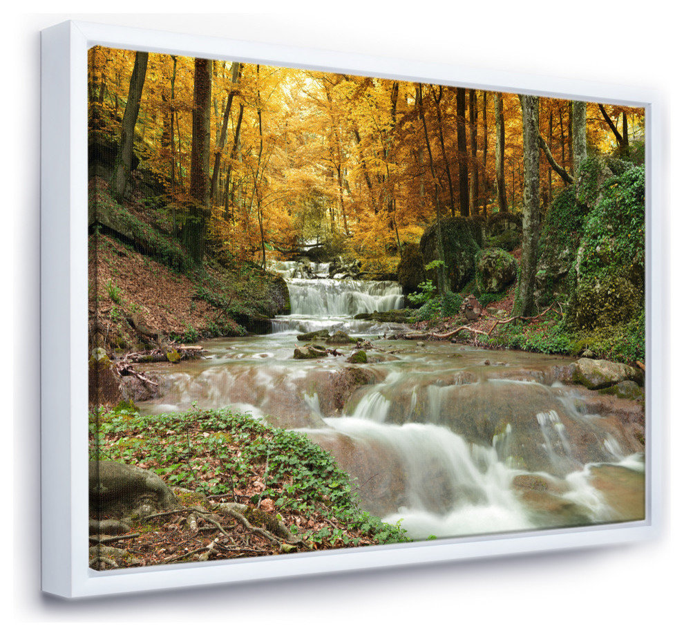 Designart - Large Landscape Framed Canvas Art Print, 46x36